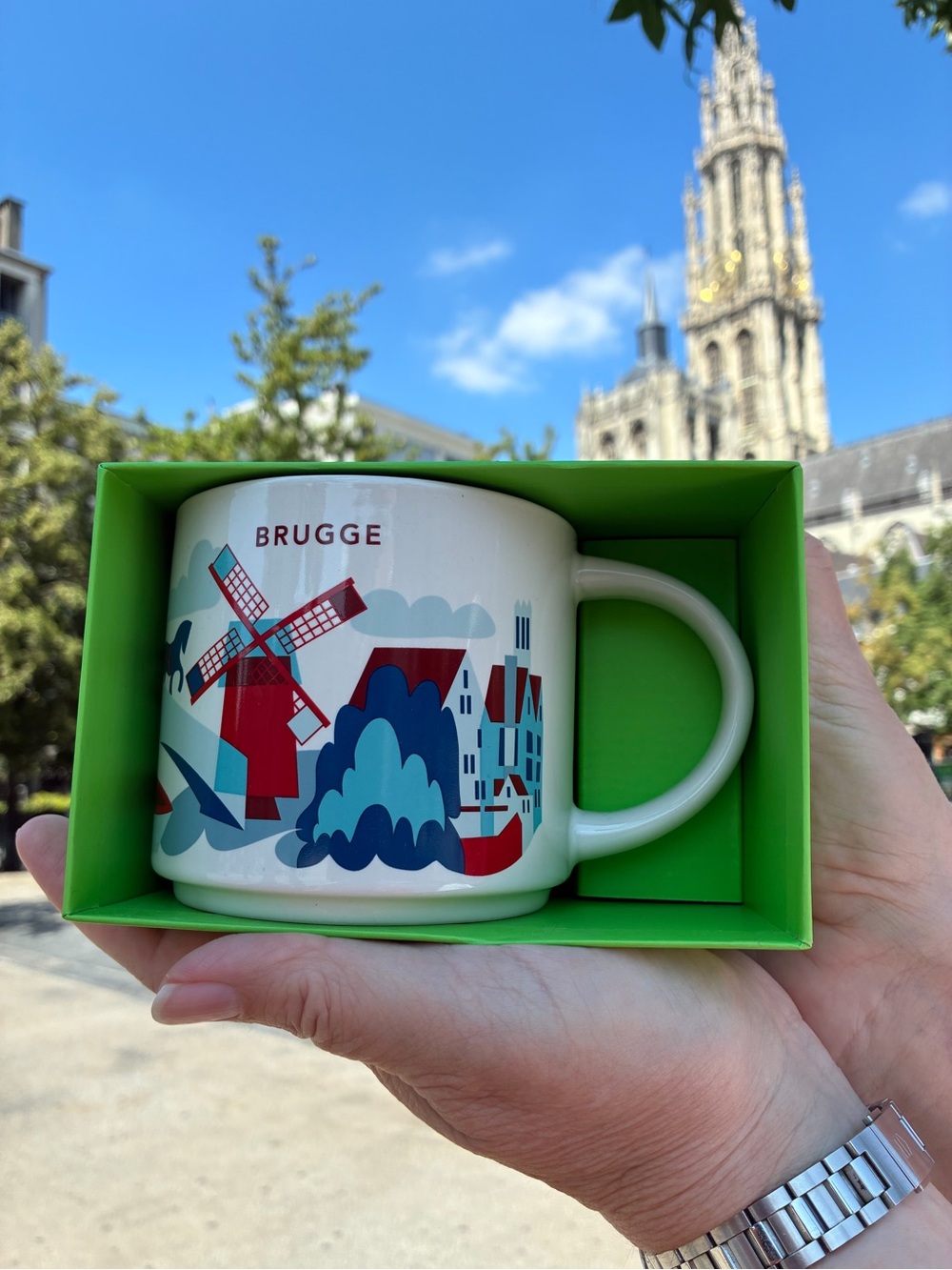 Starbucks City Mug Cup You Are Here Series YAH Brugge Belgium 14oz NEW 2025